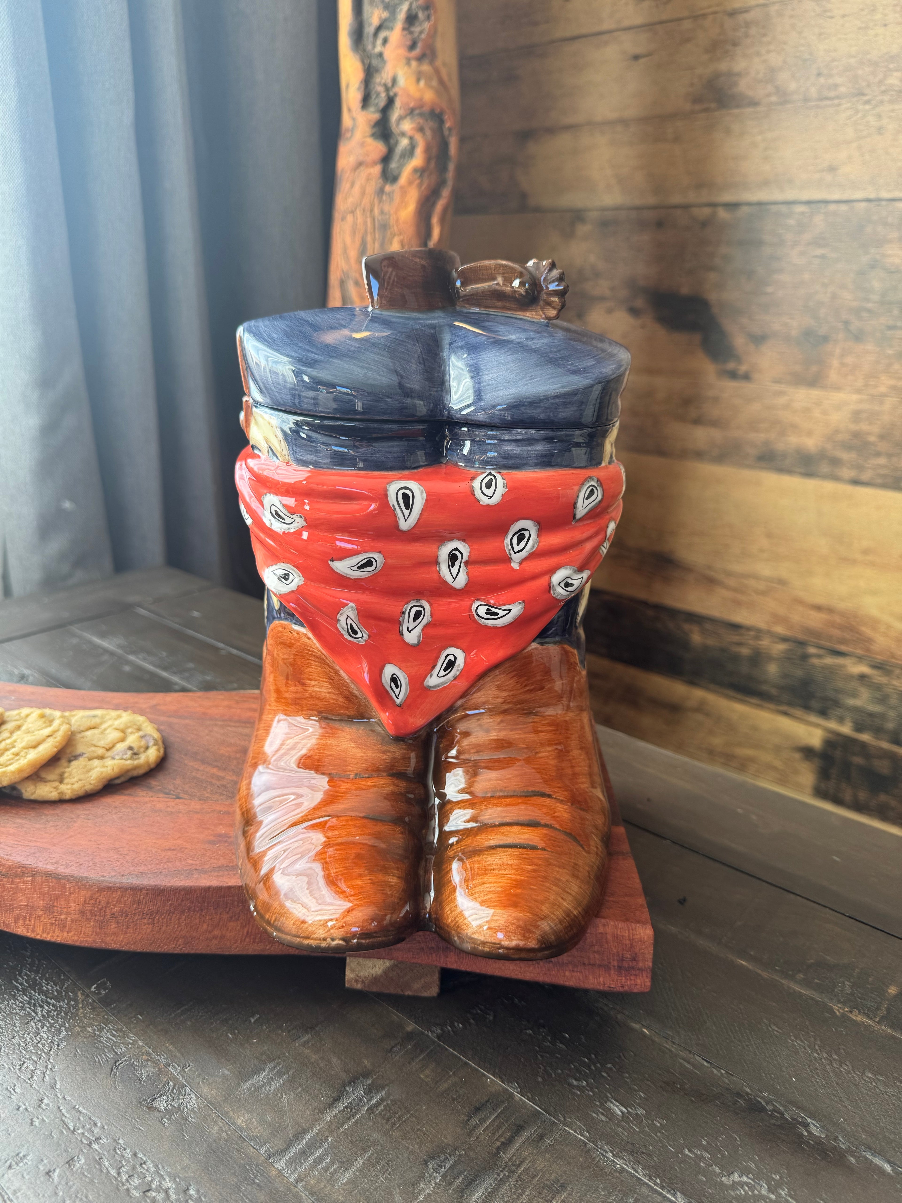 Cowboy Cookie Jar