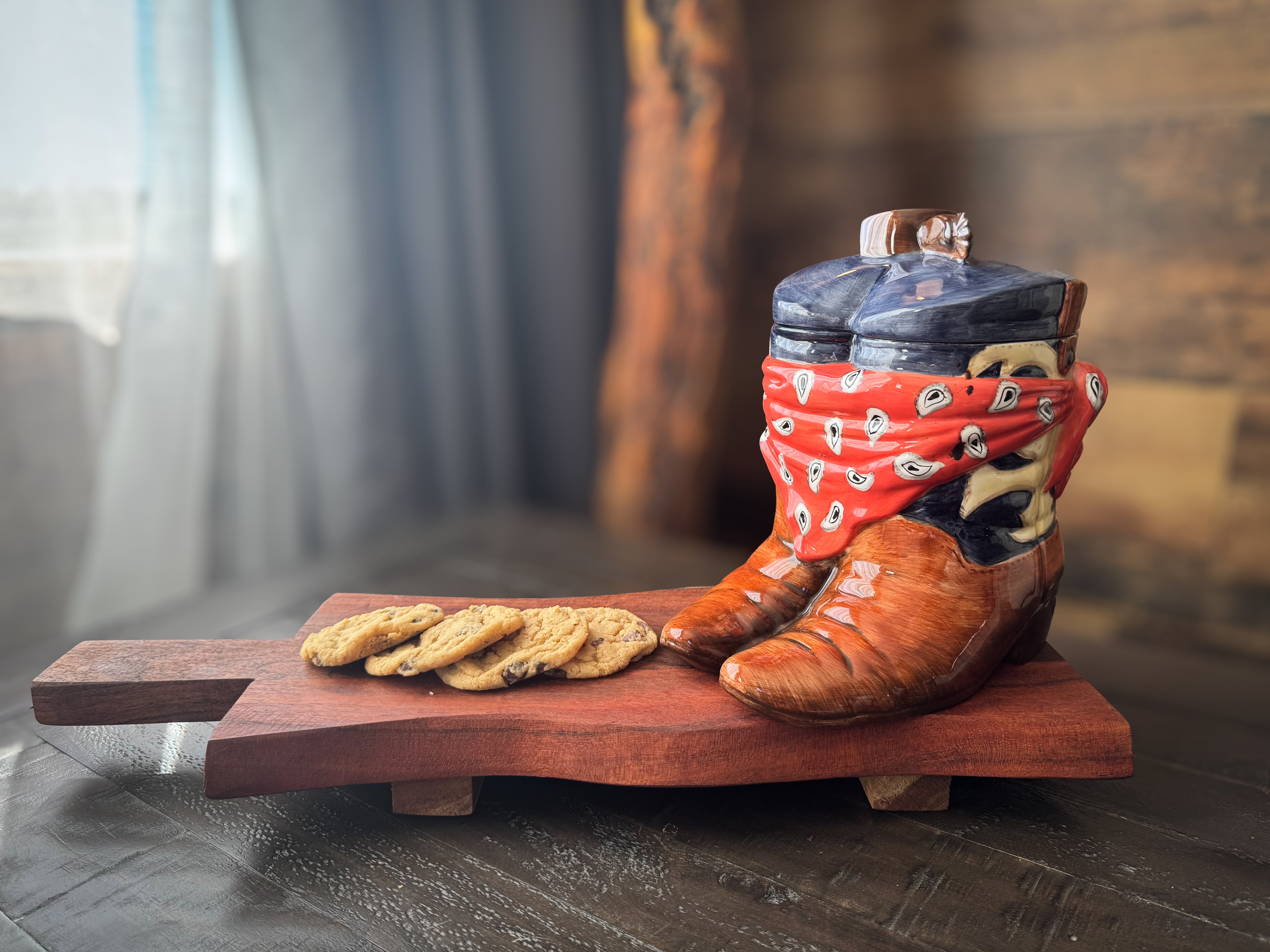 Cowboy Cookie Jar