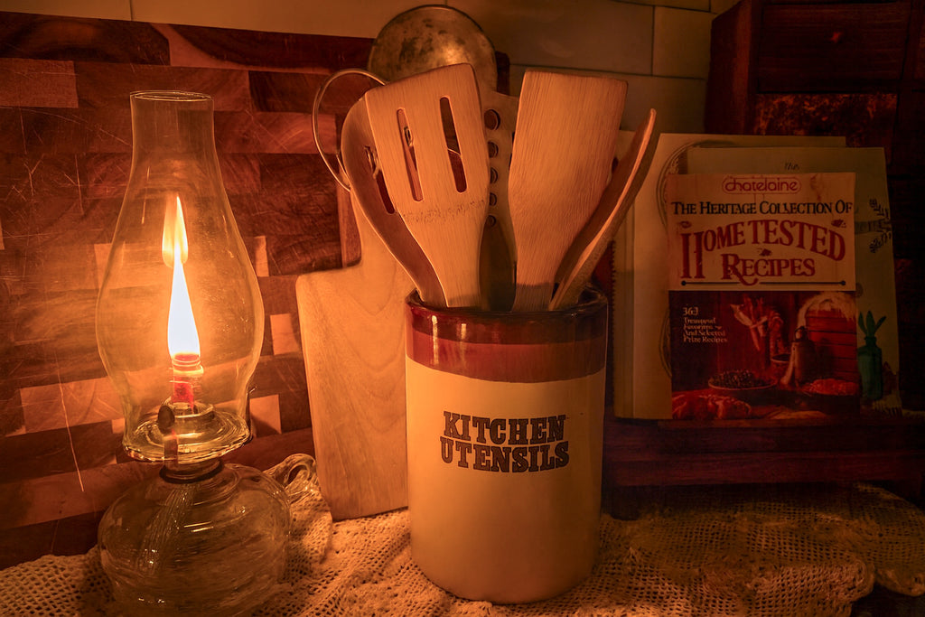 Kitchen Utensils Stone Crock