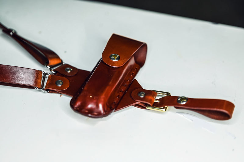Brown Leather Shoulder Holster