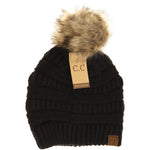 Fur Pom CC Beanie