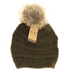 Fur Pom CC Beanie