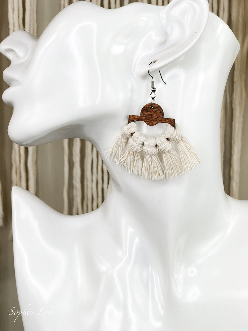 Cream Macrame
