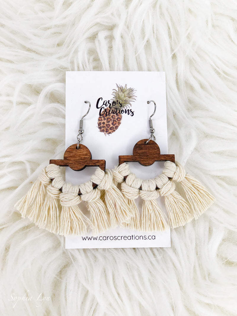 Cream Macrame