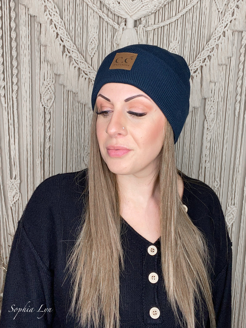Unisex Classic Oversized Logo CC Beanie