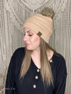 Fur Pom CC Beanie