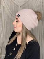 C.C Exclusive - Black Label Special Edition Waffle Knit C.C Beret