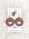 Geometric Genuine Leather Dangles