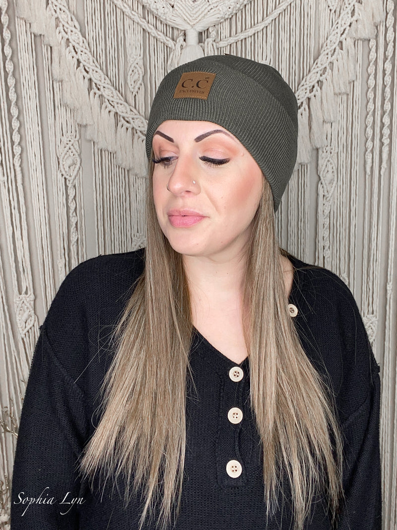Unisex Classic Oversized Logo CC Beanie